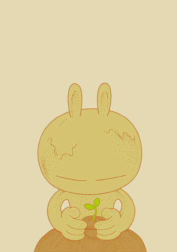 兔斯基之母王卯卯: 放飞兔斯基 等待momo