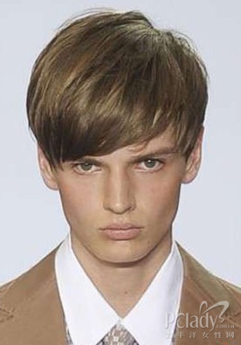 长脸男士短发发型图片