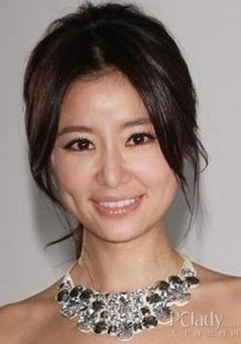 【马尾辫发型】最新马尾辫发型设计,齐刘海马