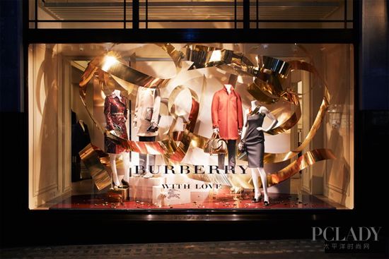 burberry伦敦2013圣诞橱窗