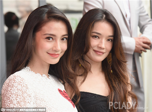 清纯可爱的美丽女神angelababy,成熟性感的御姐女神舒淇,站片上究竟会