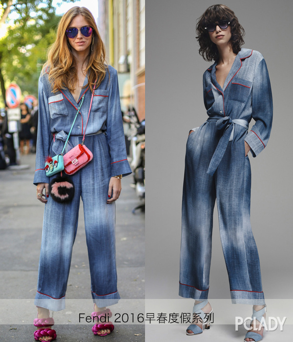 陈妍希;早春搭配;pajama style;睡衣风 陈妍希;早春搭配;pajama style;睡衣风