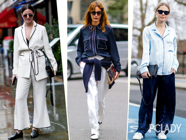 陈妍希;早春搭配;pajama style;睡衣风 陈妍希;早春搭配;pajama style;睡衣风