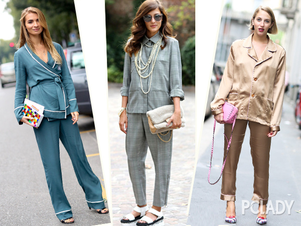 陈妍希;早春搭配;pajama style;睡衣风 陈妍希;早春搭配;pajama style;睡衣风