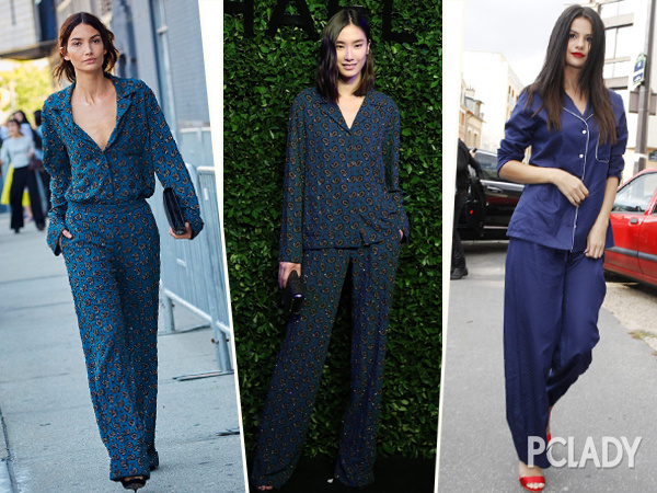 陈妍希;早春搭配;pajama style;睡衣风 陈妍希;早春搭配;pajama style;睡衣风