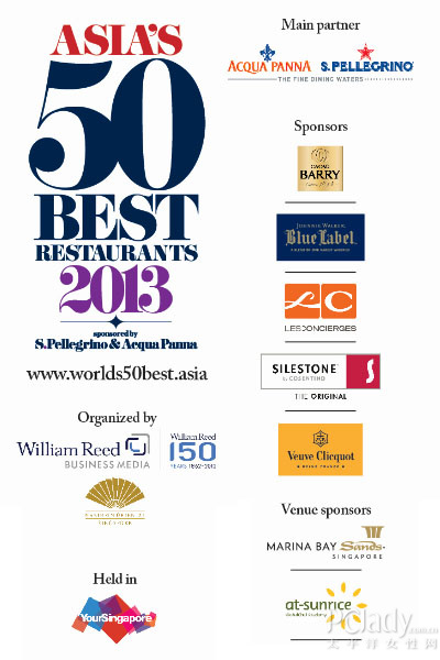PAUL PAIRET荣获亚洲50最佳餐厅颁发首届终身成就奖