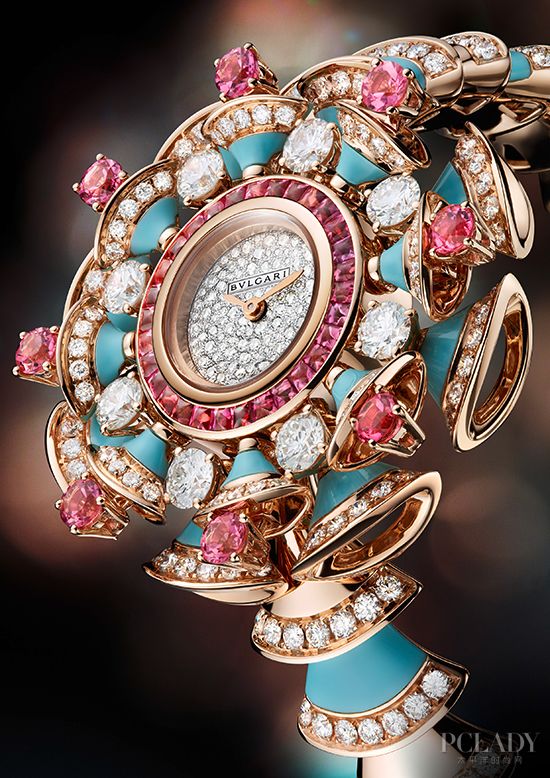 2014巴塞尔钟表展趋势：珠宝表色彩新篇章 华贵与绚丽的完美结合