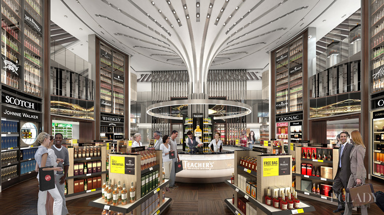 DFS新加坡樟宜机场免税店甄选世界顶尖酒类与烟草 缔造全球首屈一指的购物体验