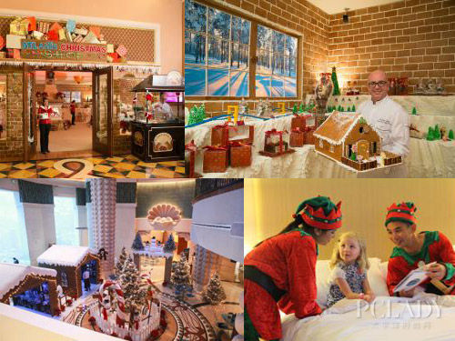 棕榈岛亚特兰蒂斯度假酒店打造圣诞冬日仙境
