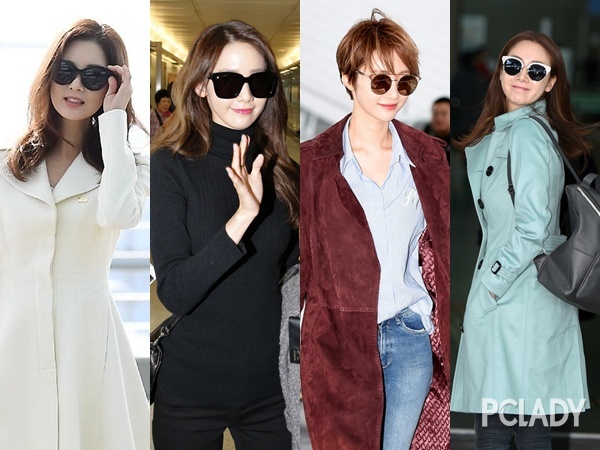 秋冬墨镜选哪款？韩国女星机场带你扮美带你飞