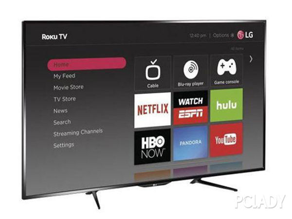 LG发布两款Roku系统智能电视 配1080p屏幕