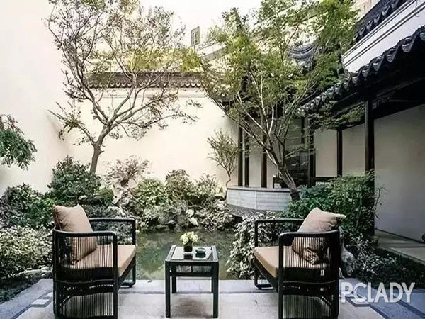 新中式庭院,美到骨子里！這才是屬于中國人的院子！