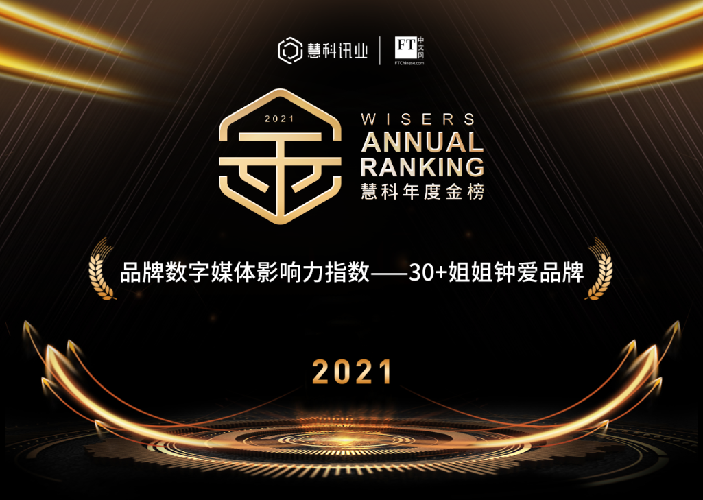 慧科讯业与FT中文网联合发布“慧科年度金榜” 2021品牌数字媒体影响力指数——30+姐姐钟爱品牌