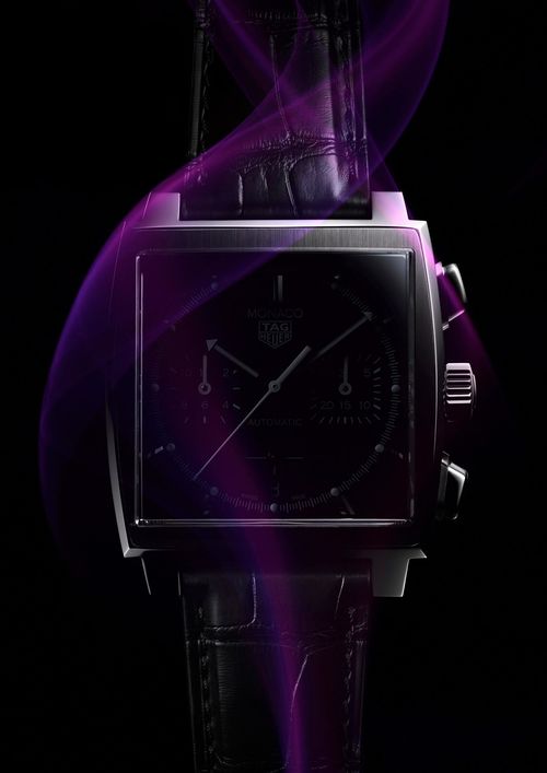 TAG HEUER泰格豪雅荣耀呈献  摩纳哥系列（MONACO）  紫色表盘  限量版腕表