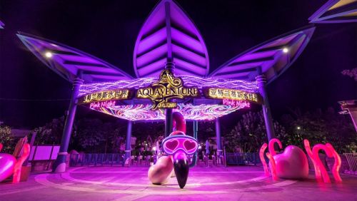 复星旅文·三亚亚特兰蒂斯揭幕“水世界粉色之夜”，开启“新潮夜游，最‘粉’三亚”全新体验